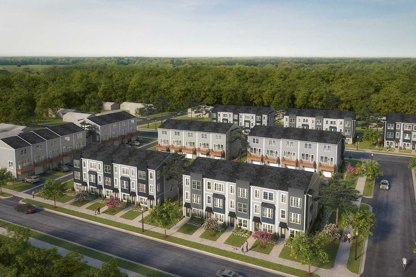 New Townhomes in Raleigh, North Carolina 27610 from Stanley Martin