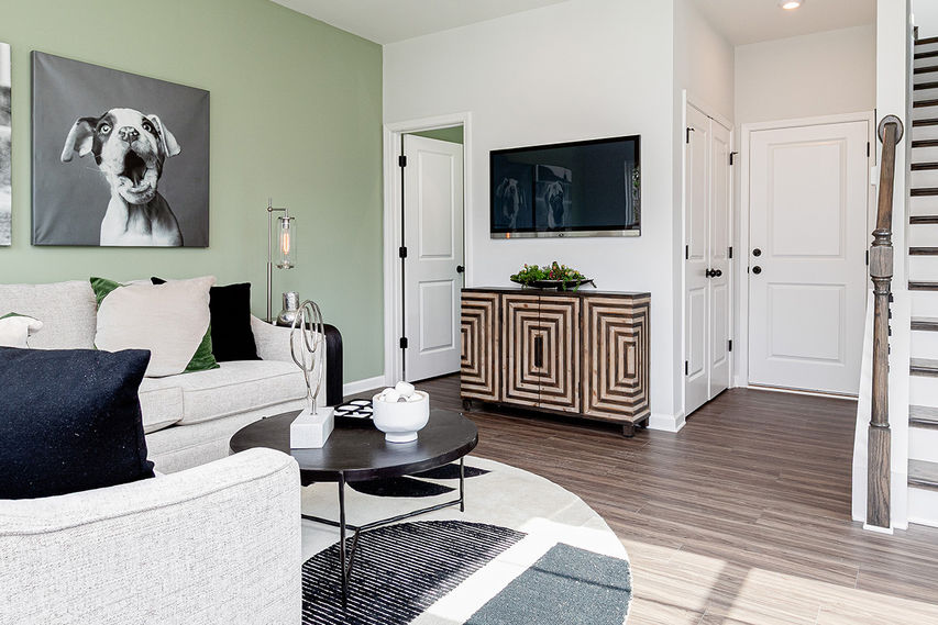 Mockup of a kitchen in a Blanche townhome
