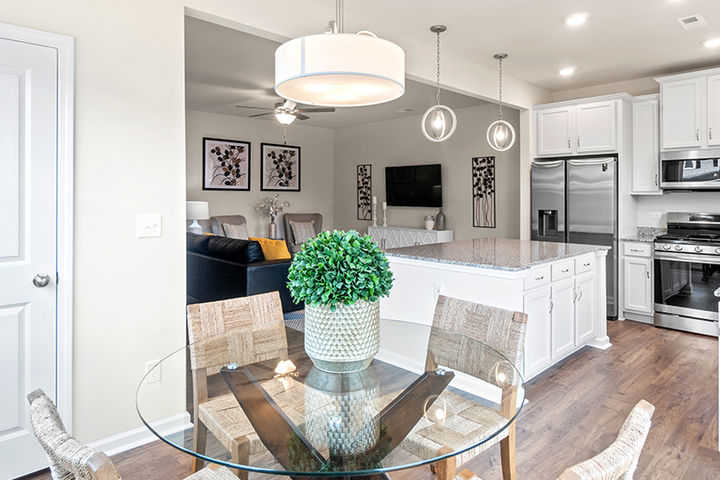 Dining Area View of Open Floorplan