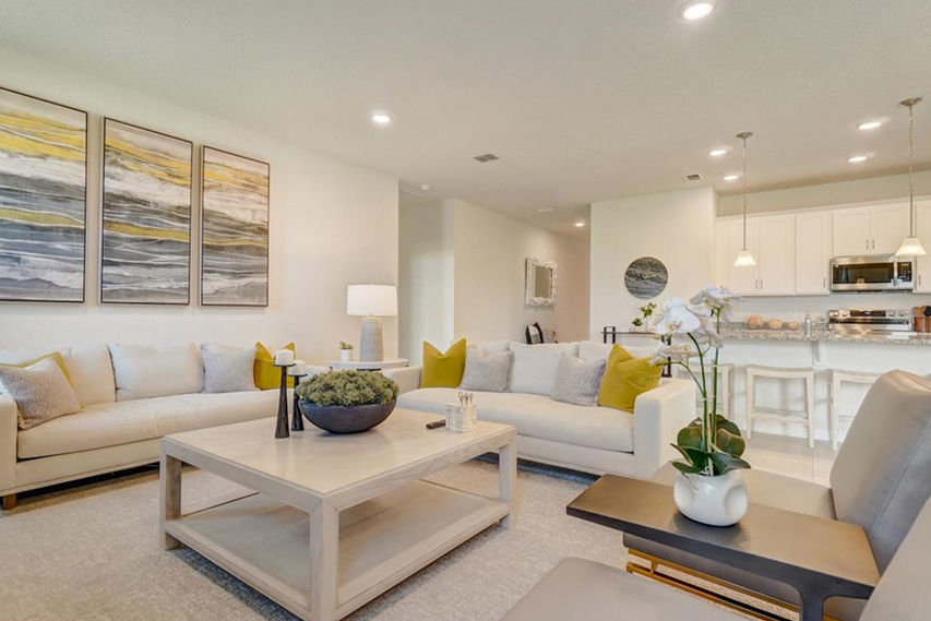 Open Floor Plan of The Juniper