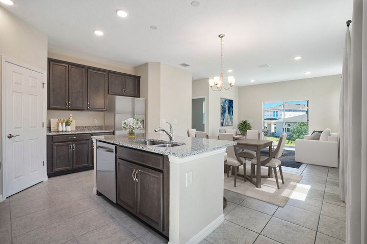 Open Concept Floorplan of The Bellinger at Wynnstone