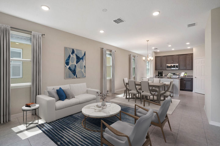Family Room of The Bellinger at Wynnstone