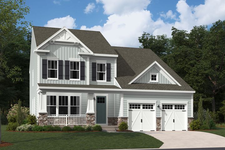 elevation H of The Lawrence home design