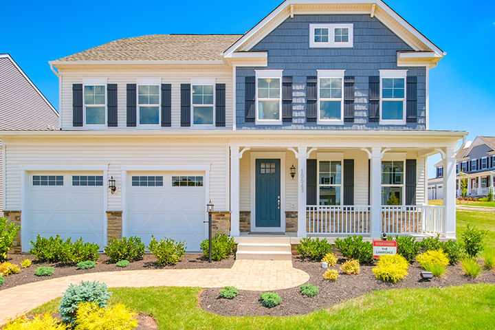 exterior of the lawrence home design