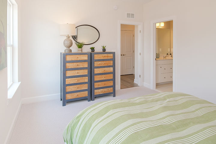 bedroom with ensuite bath