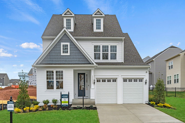 exterior of model home