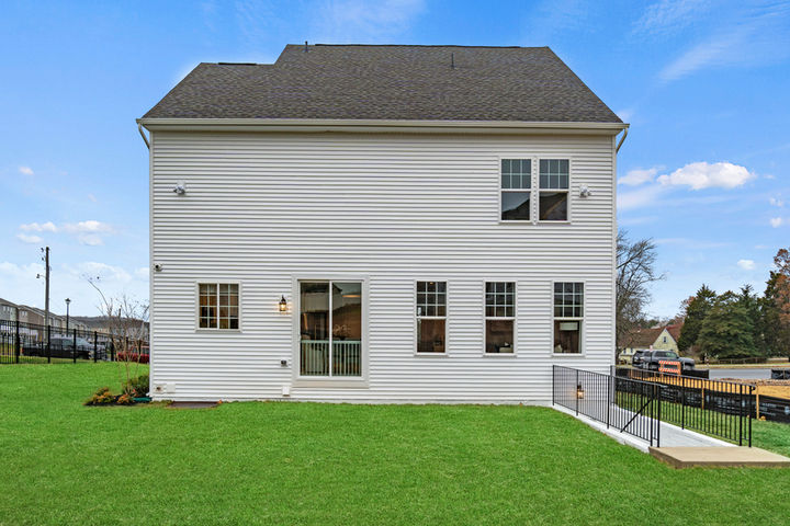 rear exterior with walkout basement