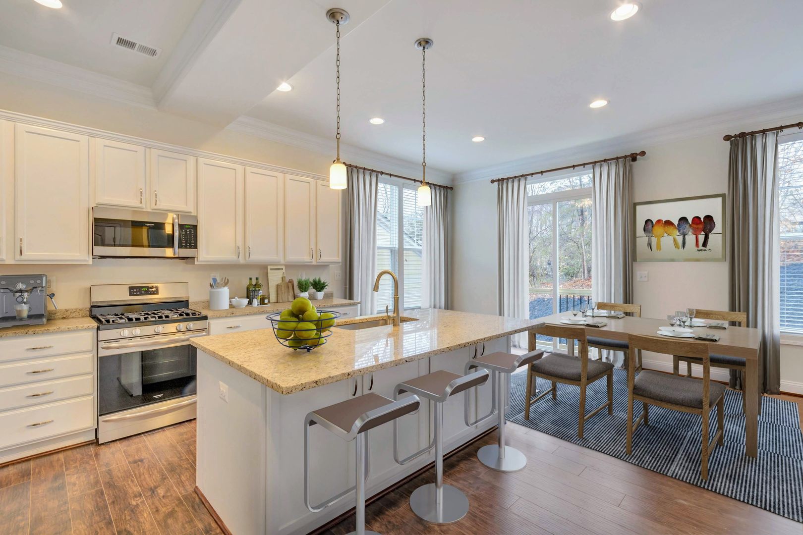 kitchen and dining area of the sawyer