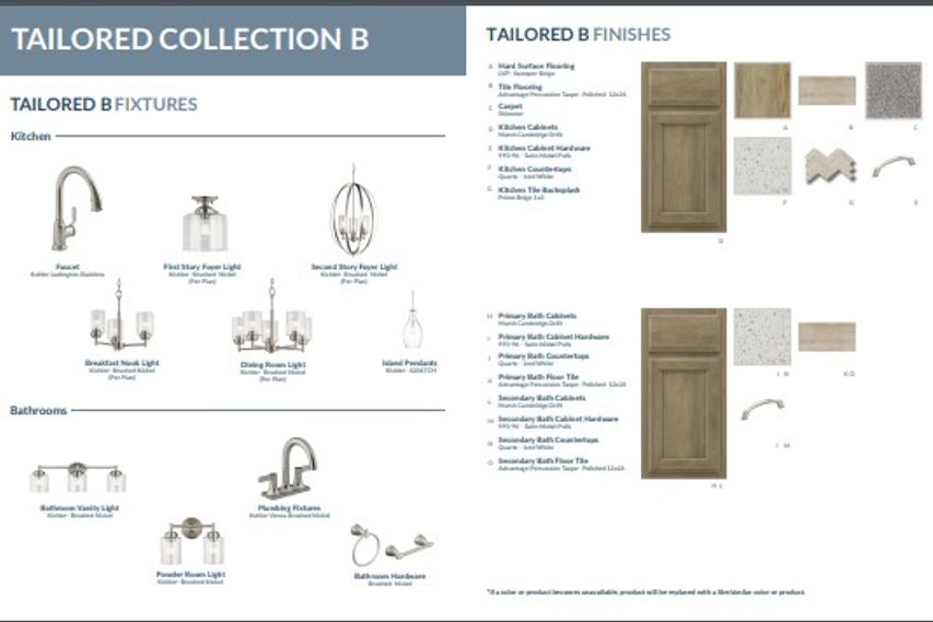 Tailored B design collections