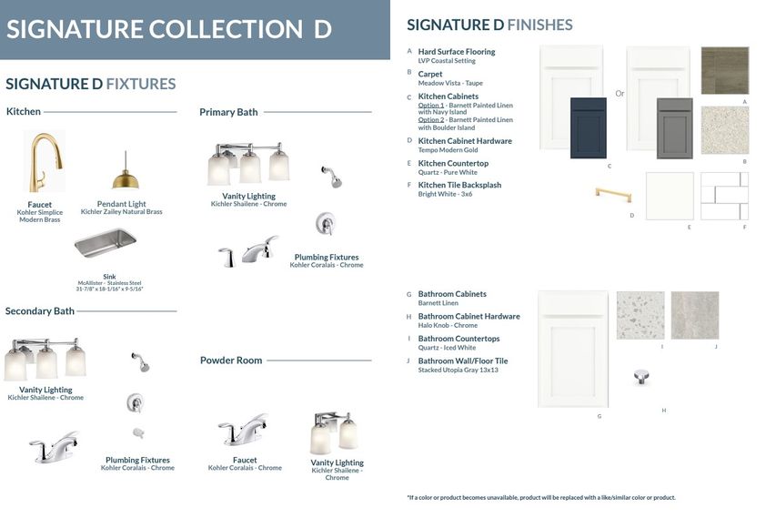 Signature D Design Collection