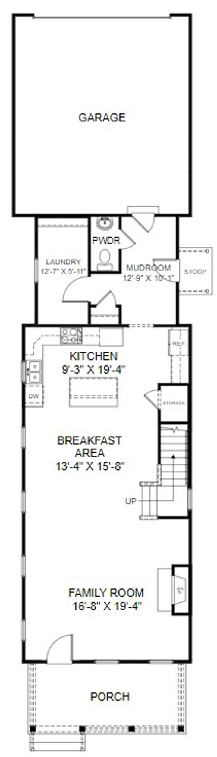 Main Level Floorplan