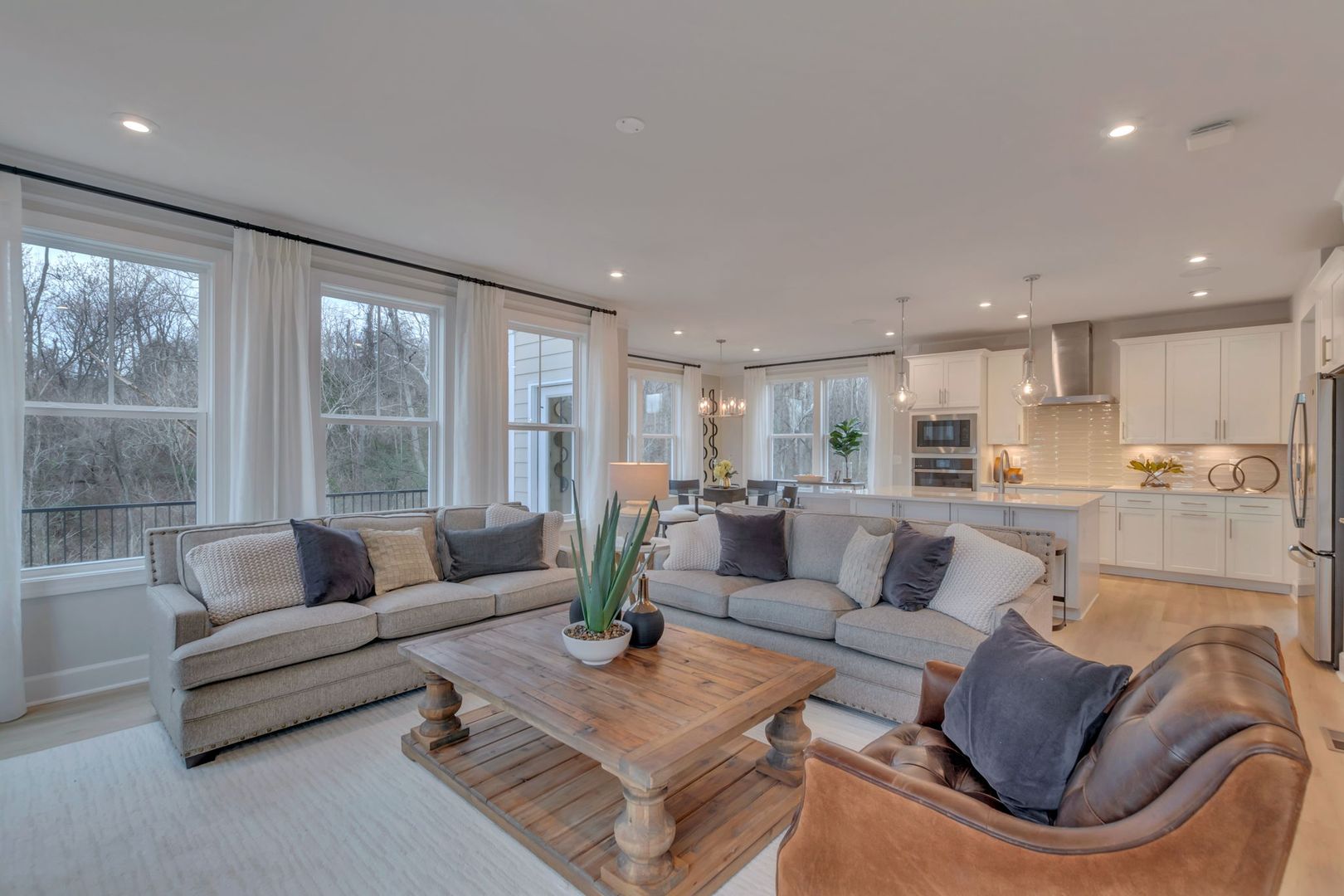 Family Room and Gourmet Kitchen