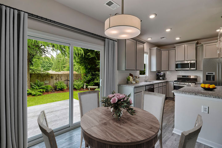 Breakfast Area into Kitchen