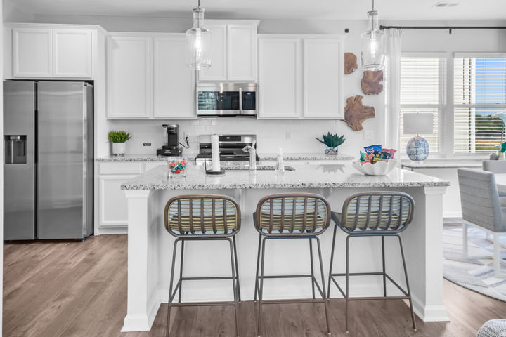 Kitchen with Stool Seating