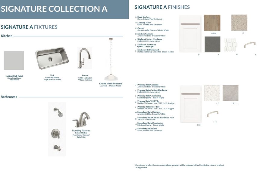 Signature A design collection