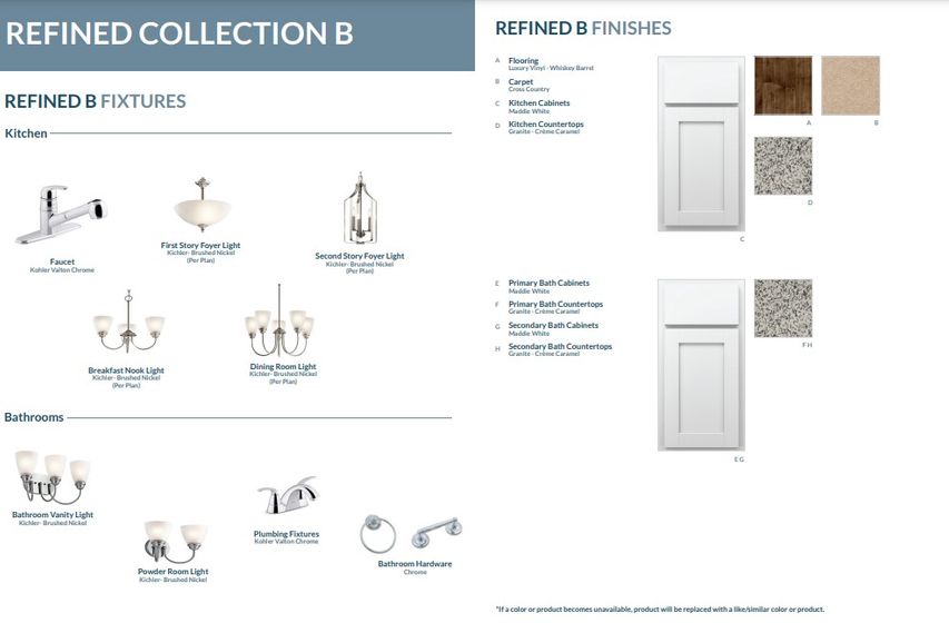 Refined B design collection