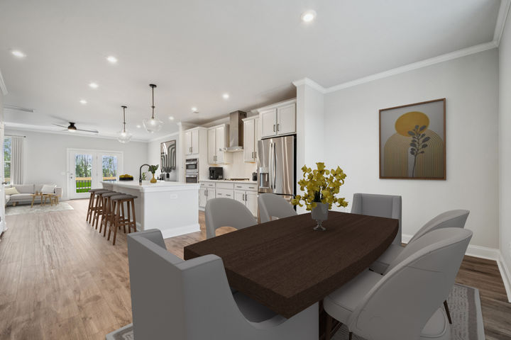 Dining Area and Kitchen