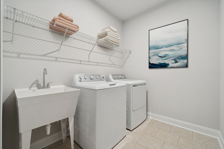 Laundry Room with Tub