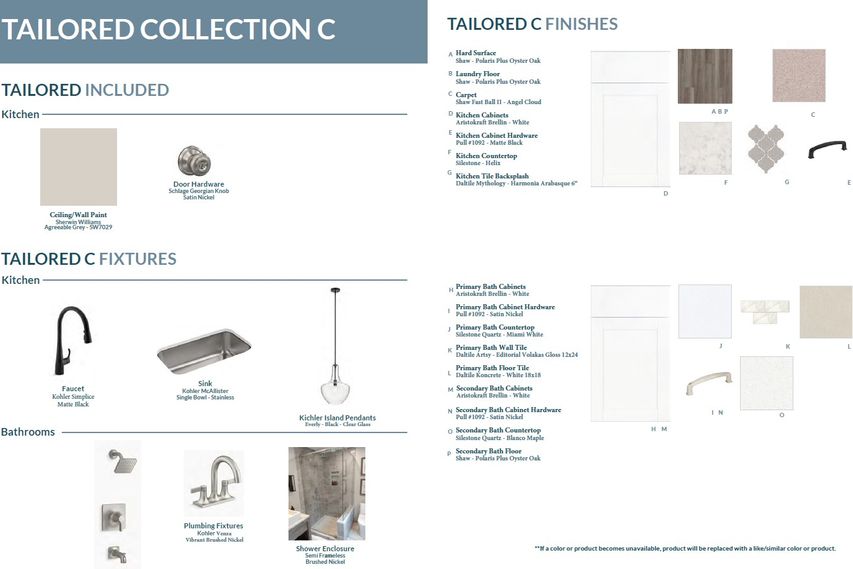 tailored c design collection