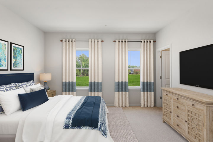 Primary Suite with Walk in Closet and Ensuite Bathroom