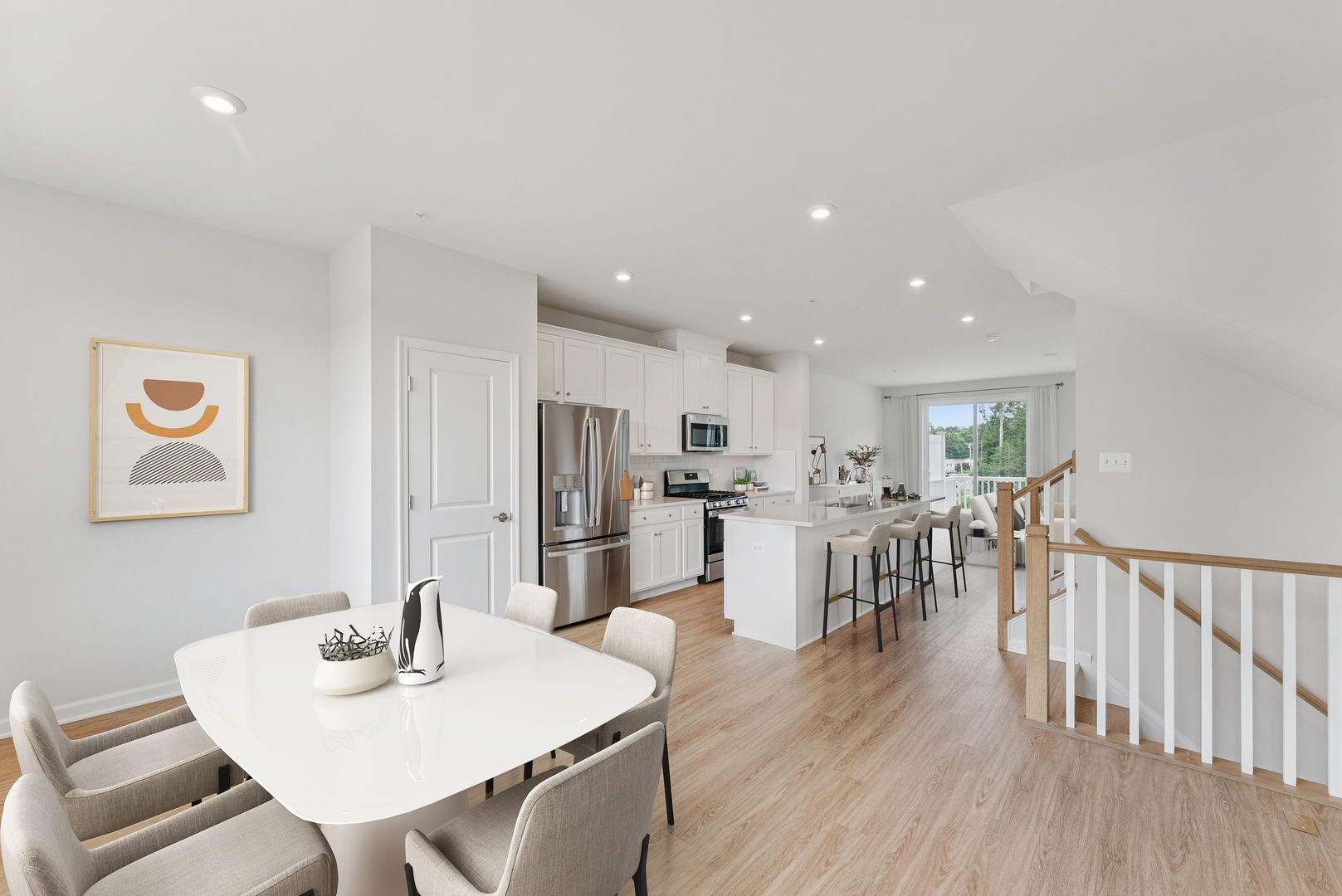 Dining Area and Kitchen
