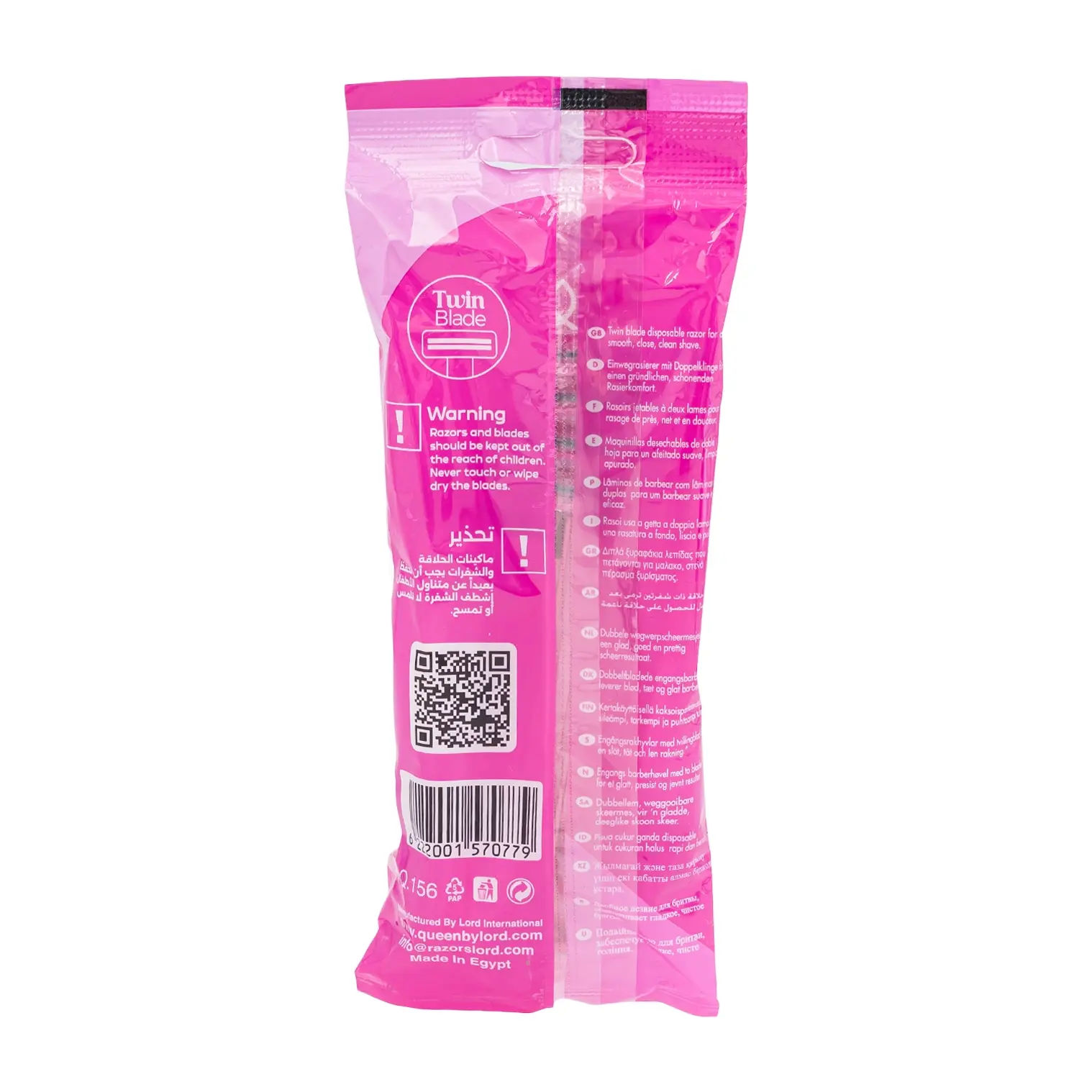 Wholesale Disposable Twin Blade Razors, 10 Pack, Fixed Head, Pink ...