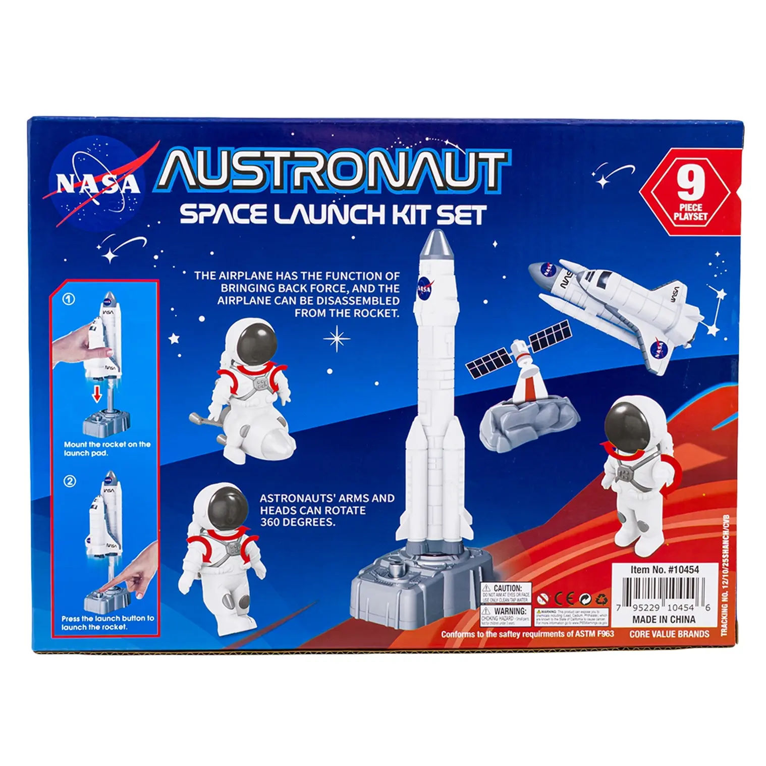Wholesale NASA Astronaut Space Launch Kit Set, 9 Pieces, Assorted ...