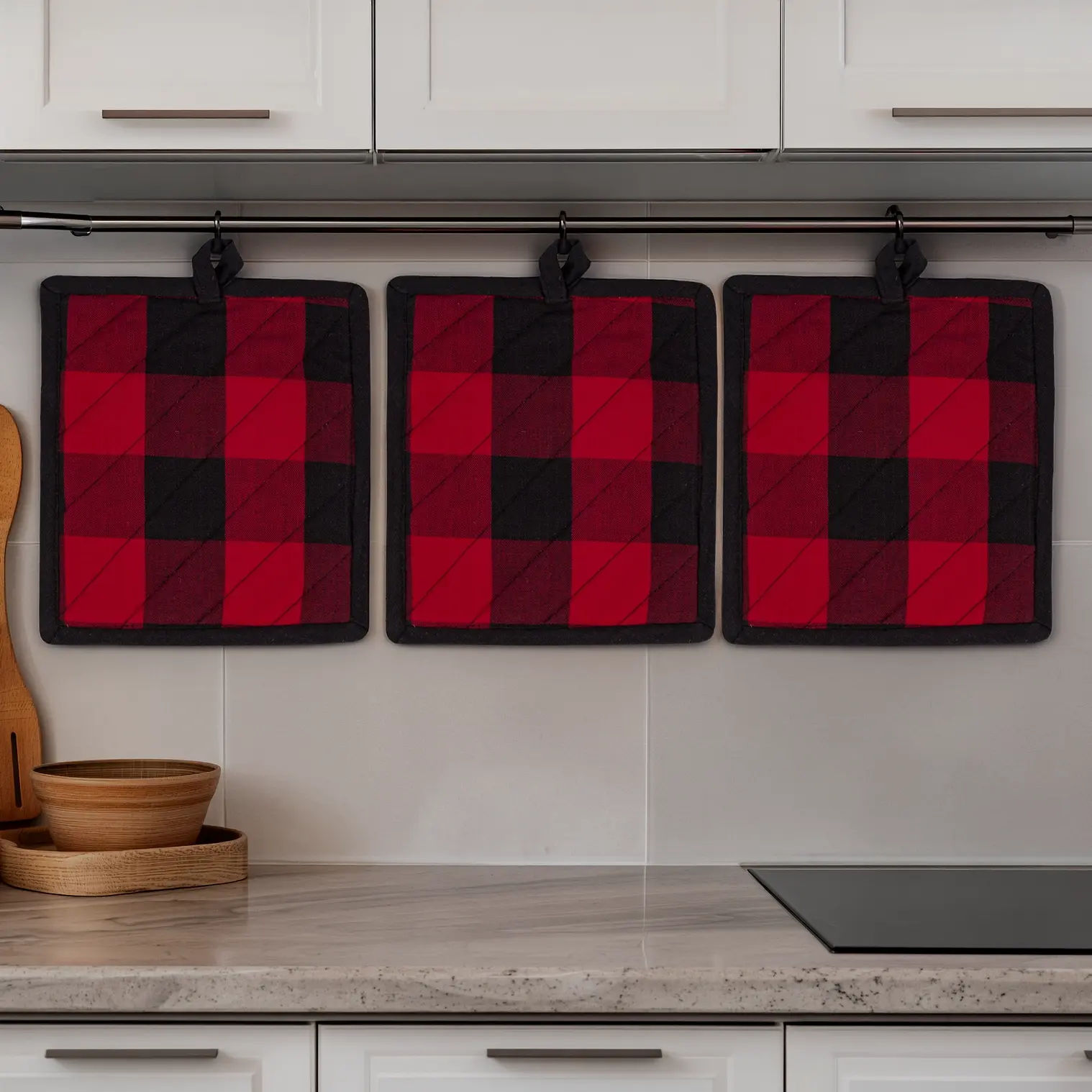 Wholesale DII Buffalo Check Pot Holder, Set of 2 | | SKU: 13777