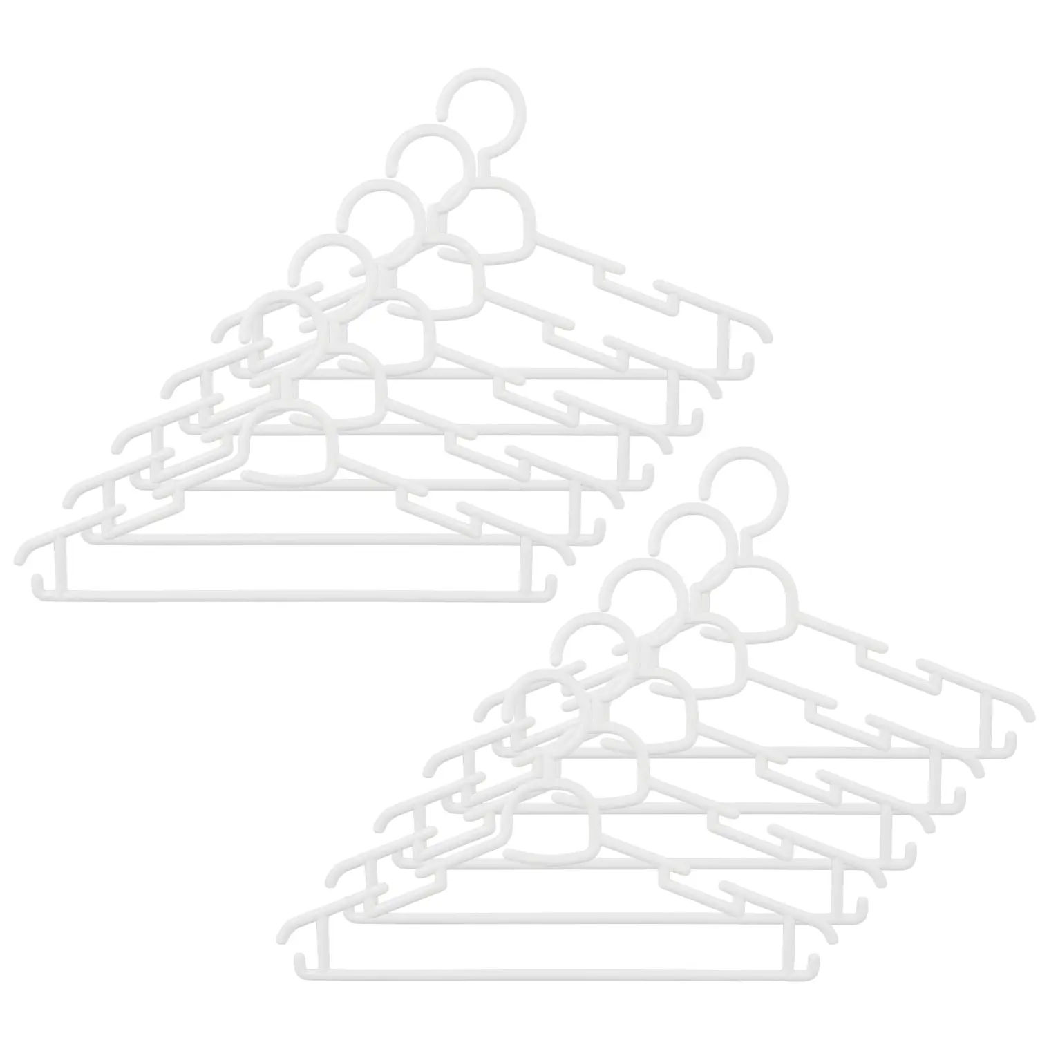 Wholesale Mr. Handy Large Plastic Hangers, Set of 10 | | SKU: 20401