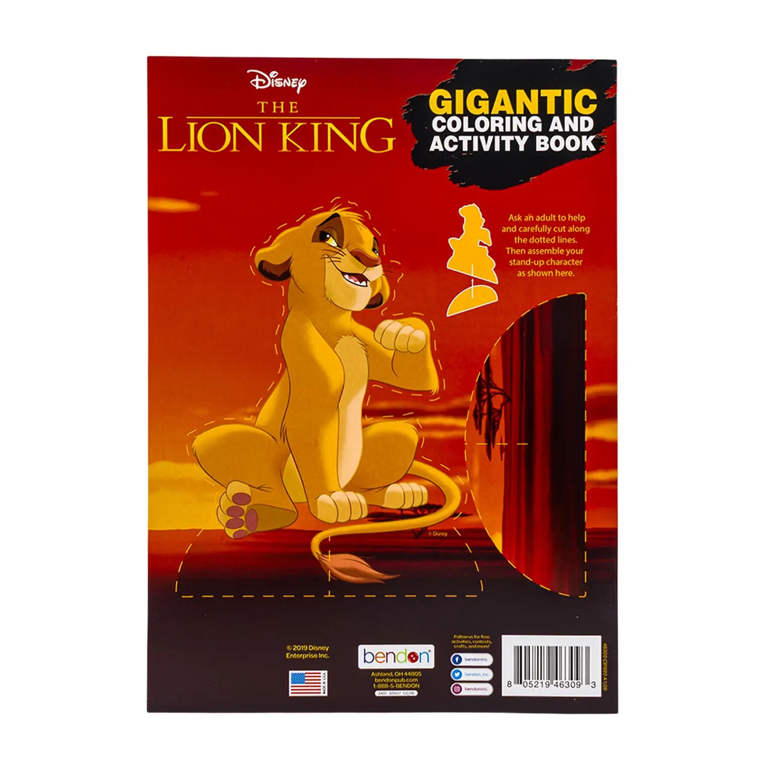 Wholesale Disney The Lion King Gigantic Coloring and Activity Book ...