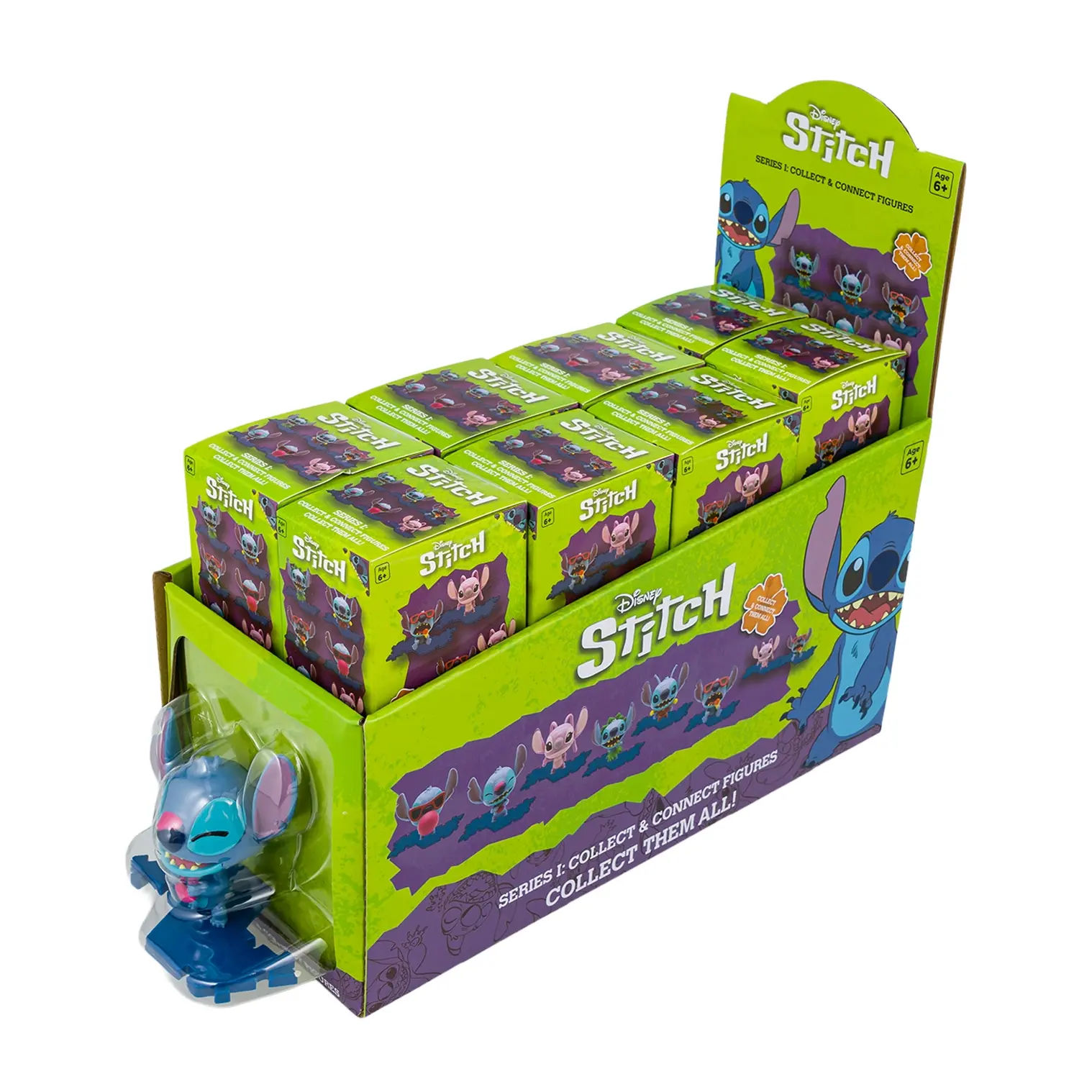 Wholesale Disney Stitch Collect & Connect Figures, Assorted