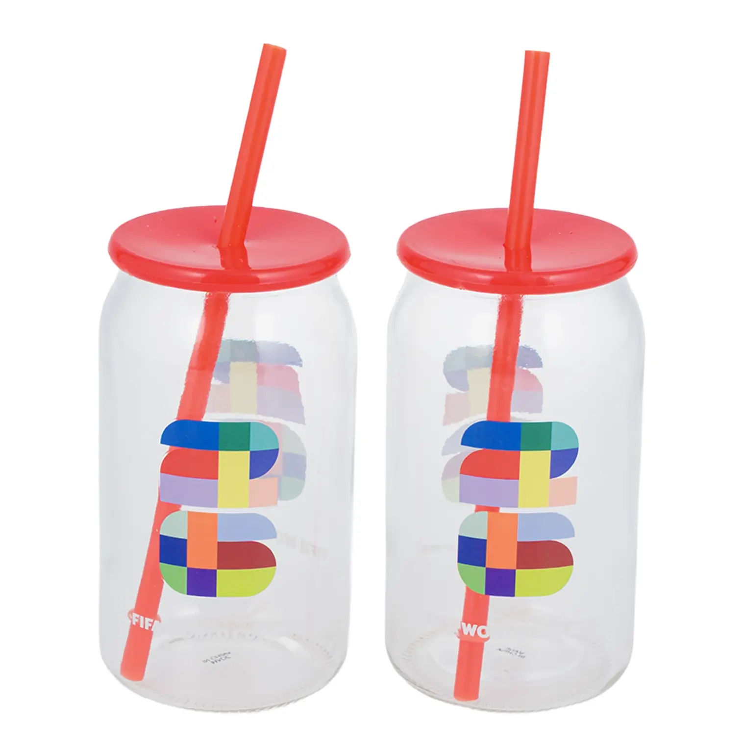 Wholesale FIFA 2026 World Cup Edition, 16oz Glass Sipper with Lid