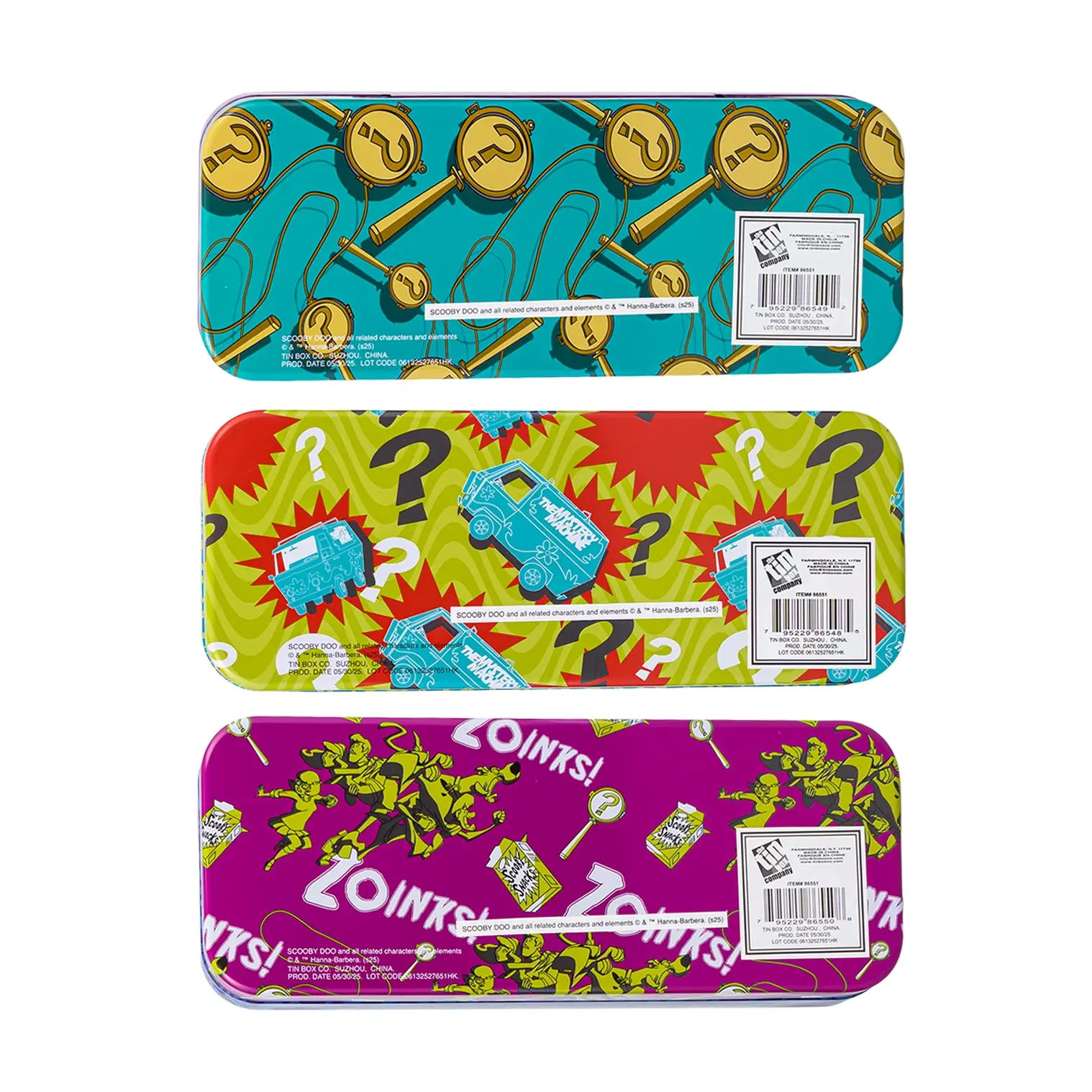 Wholesale Scooby-Doo! Tin Pencil Case 8.5