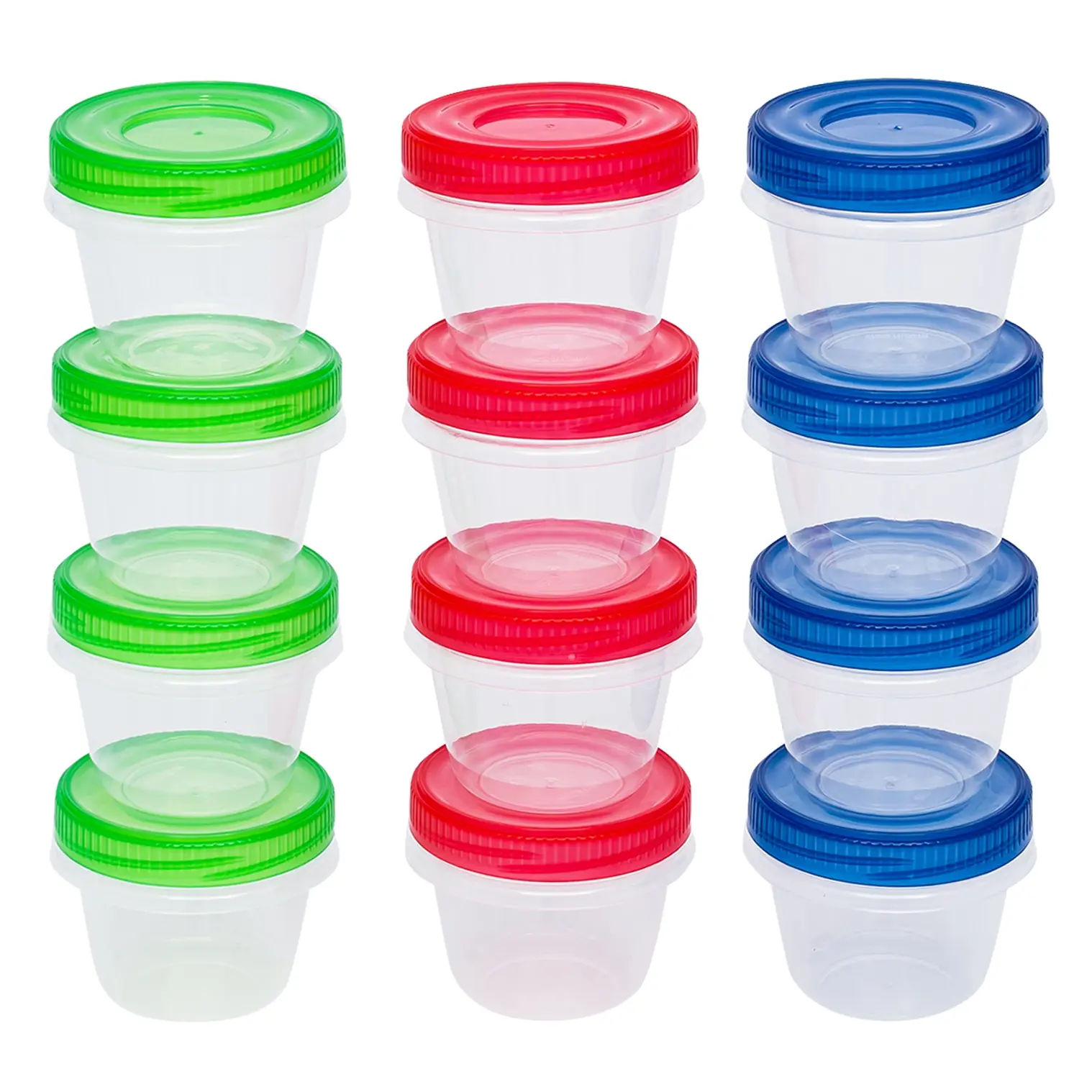 Wholesale Cooking Basics Plastic Food Storage Containers 10.1 oz, 4 ...