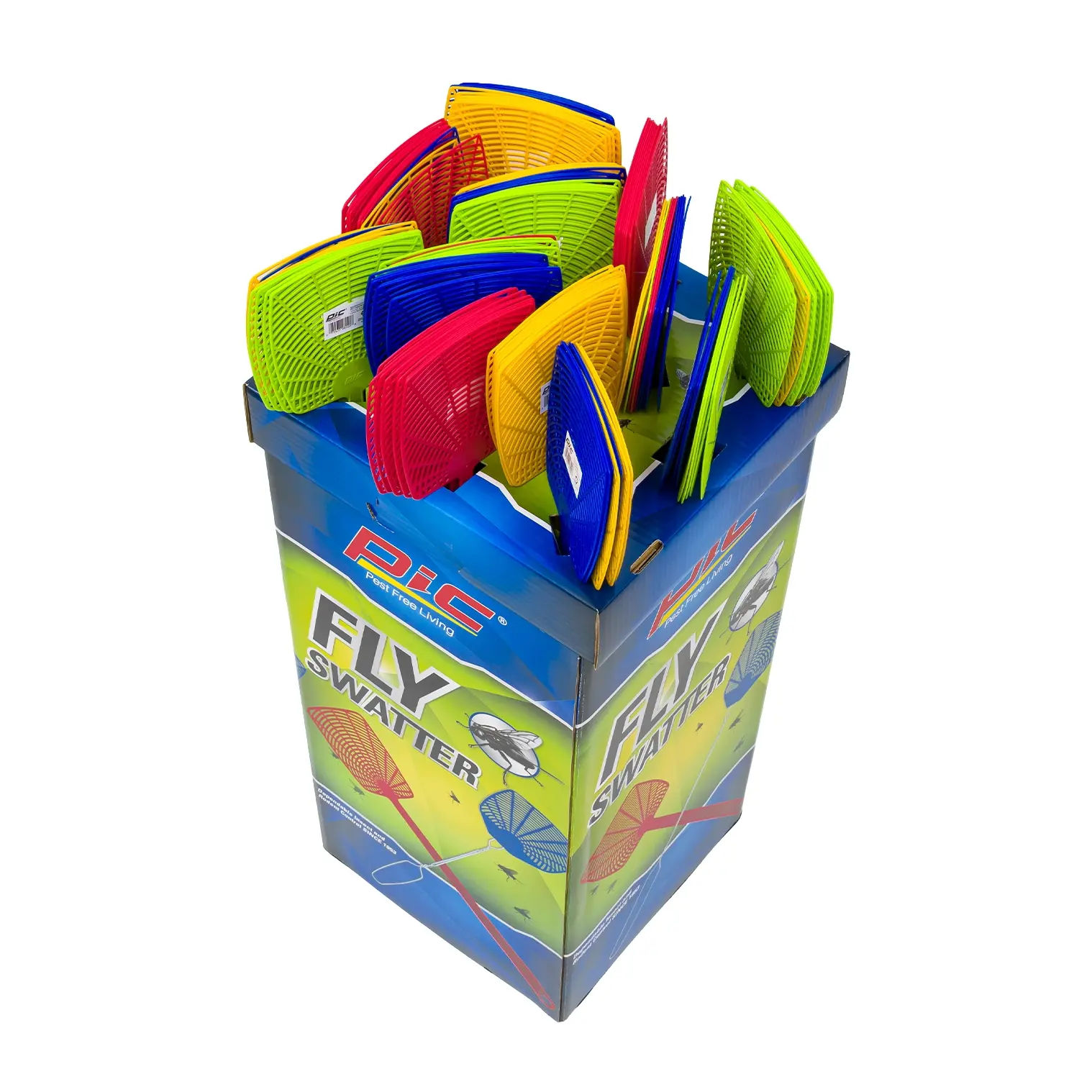 Wholesale PIC Plastic Fly Swatter- 4 Assortments | | SKU: 97253
