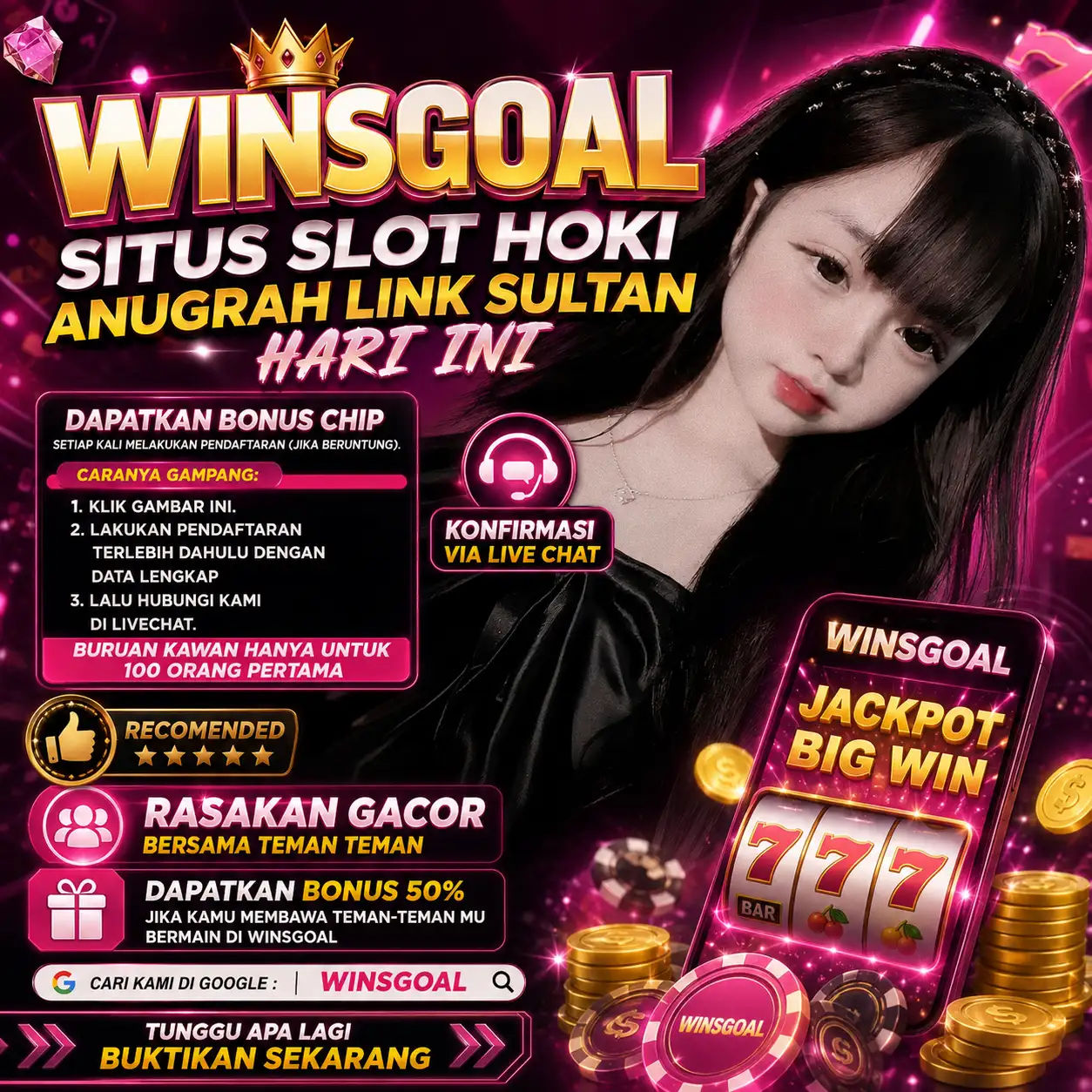 WINSGOAL - Agen Situs Slot Hoki Online Resmi Gampang Menang Malam Ini.