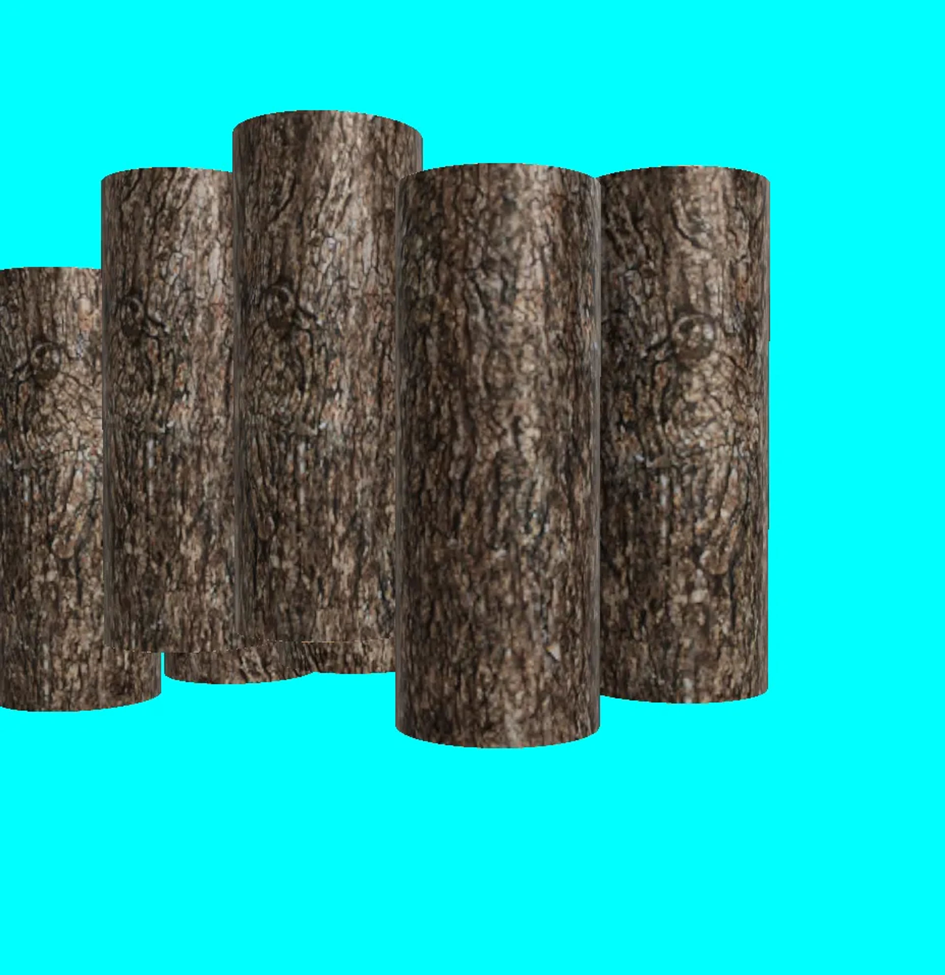 wooden log stack l3