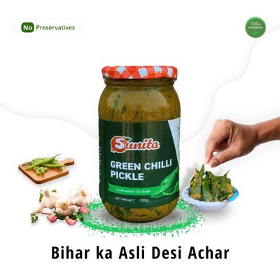 Green Chilli Pickle 250g