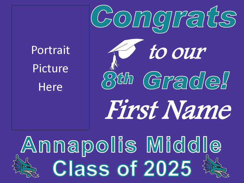 Double Sided Yard Sign with Photo
** In Store Pickup Only