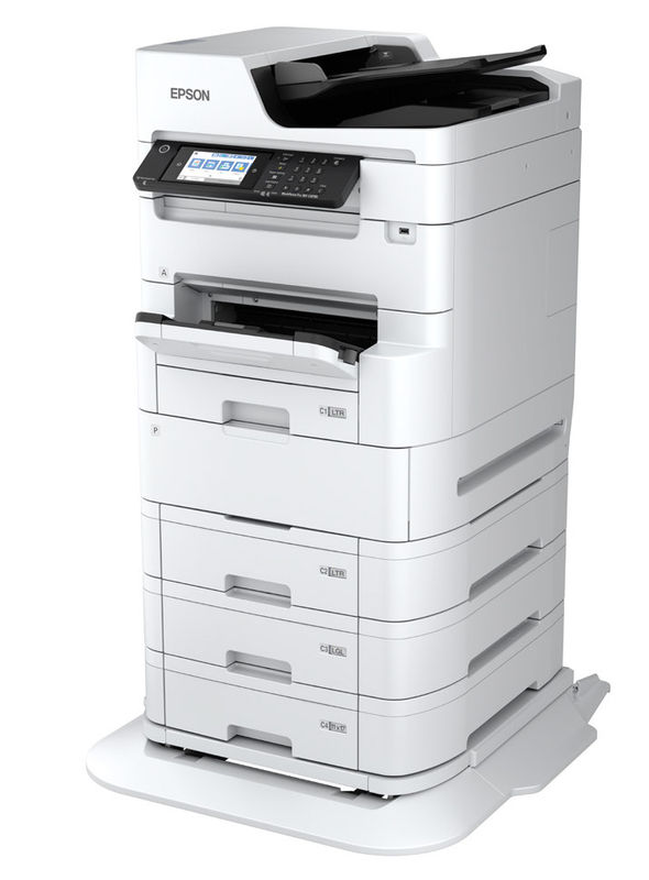 Multifunction Color Printer
Low-cost color multifunction printing that maximizes productivity.
Lowest total printing costs in its class1 — the perfect MFP for cost-conscious workgroups
Fast output — prints at speeds of 26/25 ISO ppm (black/color)†; plus fast first page out