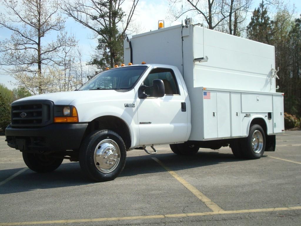 2000 Ford F 550 Super Duty Utility Service Truck