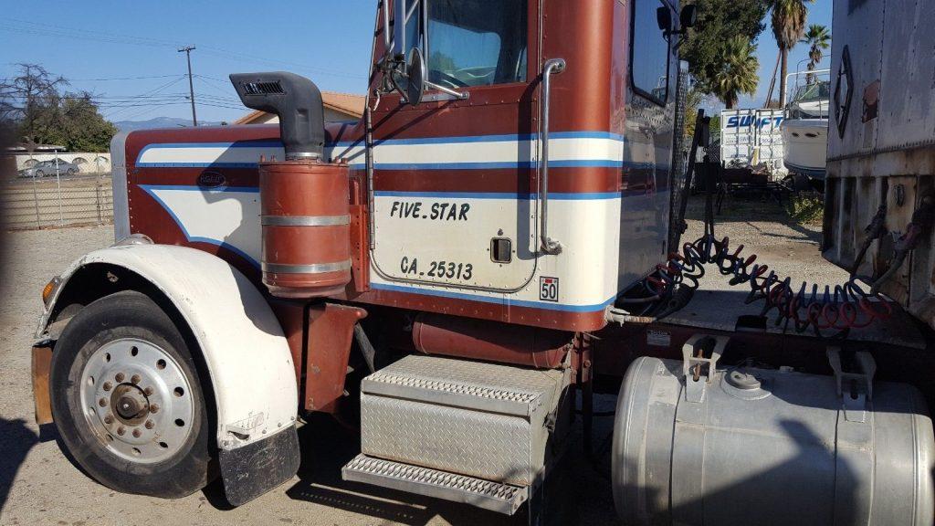 Excellent running classic 1984 Peterbilt Semi Truck