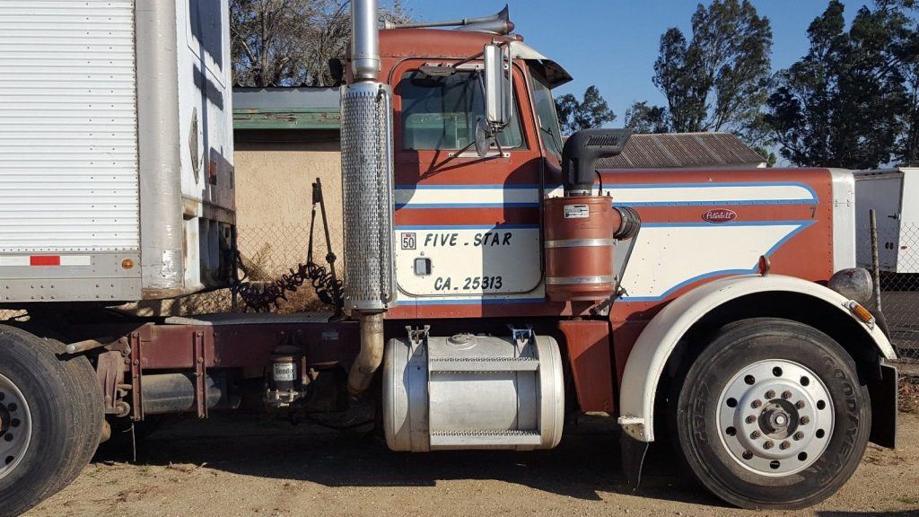 Excellent running classic 1984 Peterbilt Semi Truck