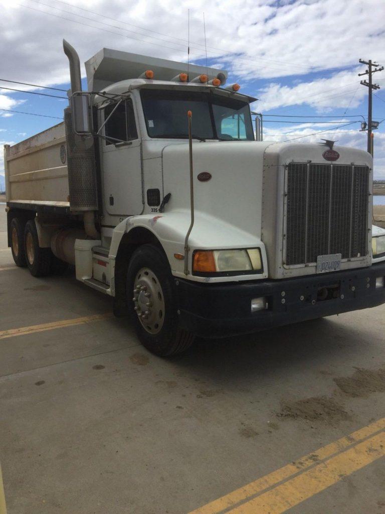 strong 1987 Peterbilt 377 dump truck