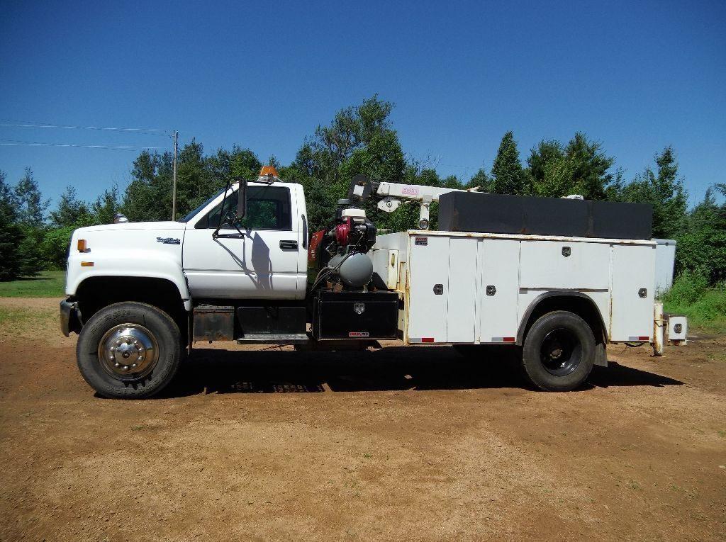 lots of storage 1995 GMC Topkick truck