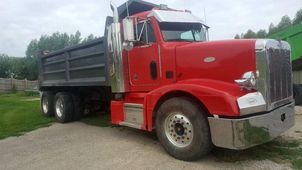 new tires 1996 Peterbilt 377 dump truck