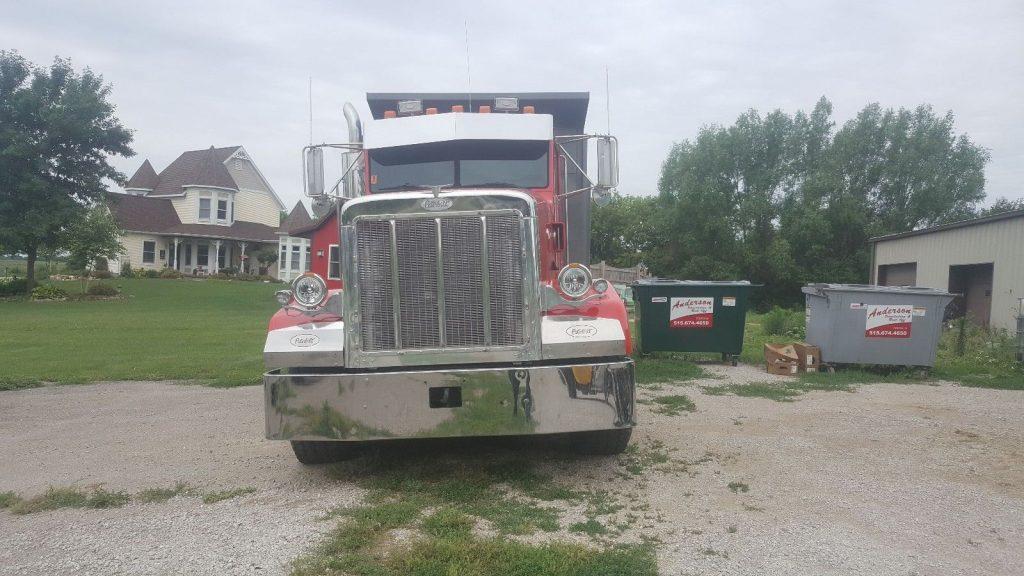 new tires 1996 Peterbilt 377 dump truck