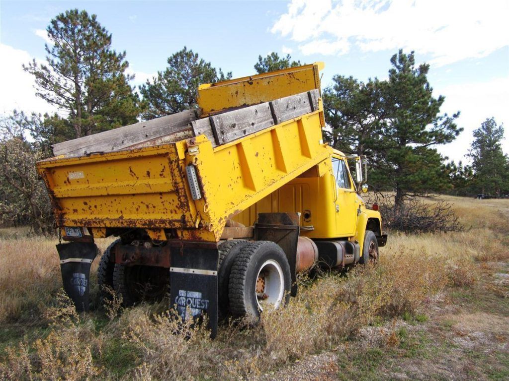 great running 1980 International Harvester Dumptruck