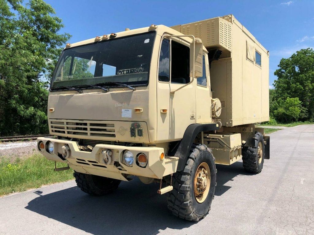 great running 2000 Stewart & Stevenson M1079a1 LMTV 4X4 Van military Truck