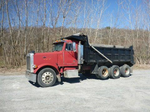 strong 2000 Peterbilt 379 TRI AXLE DUMP TRUCK for sale